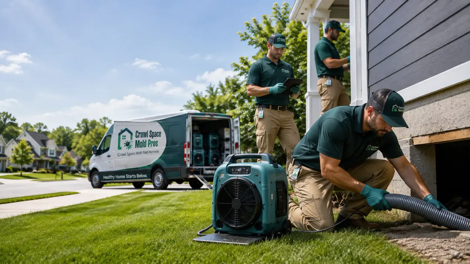 Crawl Space Mold Removal in Pulaski, WI